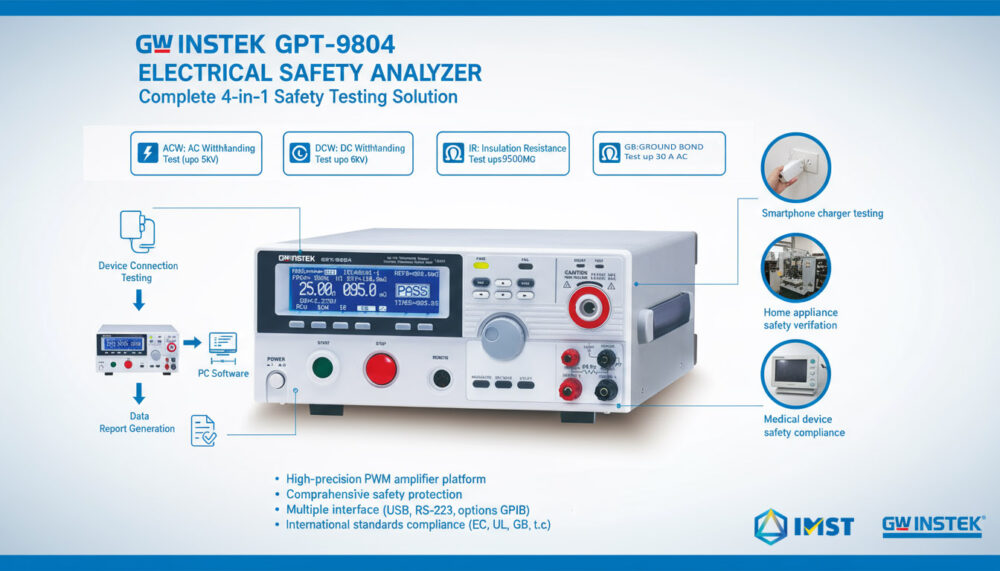 giới thiệu thiết bị kiểm tra an toàn điện GPT-9804