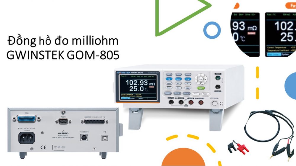 thiết bị đo milliohm GOM-805