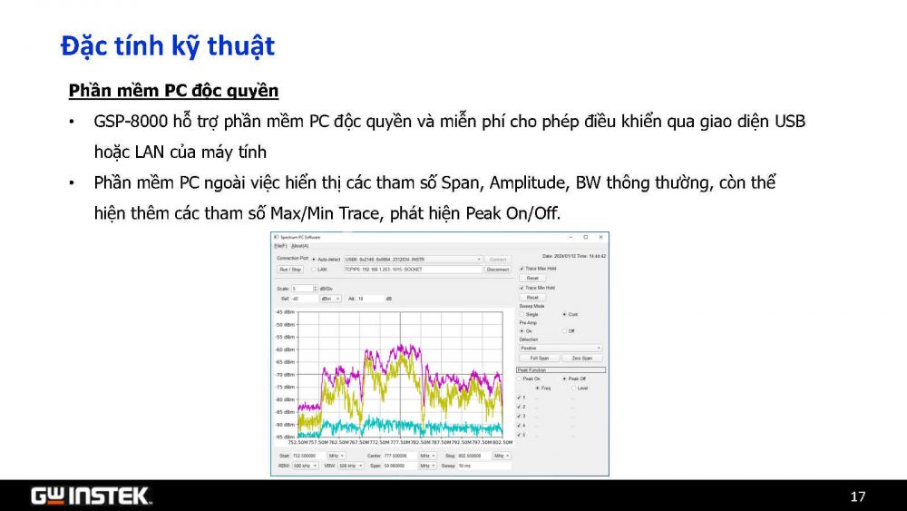 Phần mềm GSP-8000