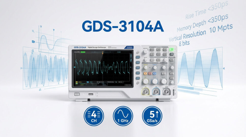 May hien song ky thuat so GDS-3104A 1GHz