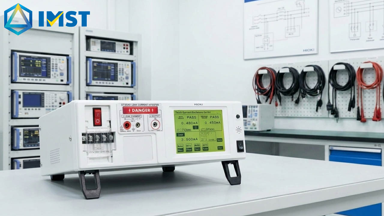 Dùng Hioki ST5540 đo dòng rò kết hợp kiểm tra an toàn điện