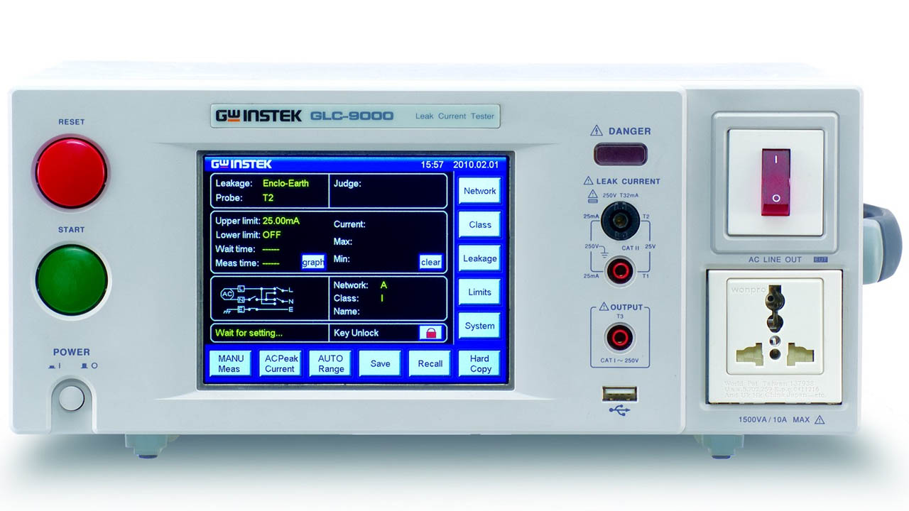 Máy kiểm tra dòng rò GW instek GLC-9000 (DC/AC/AC+DC/AC Peak)