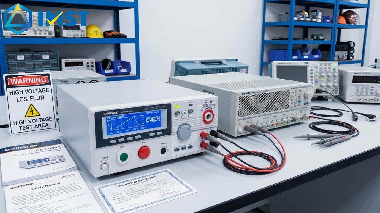 Máy kiểm tra Hipot GW Instek GPT-9904 tích hợp AC/DC/IR/GB