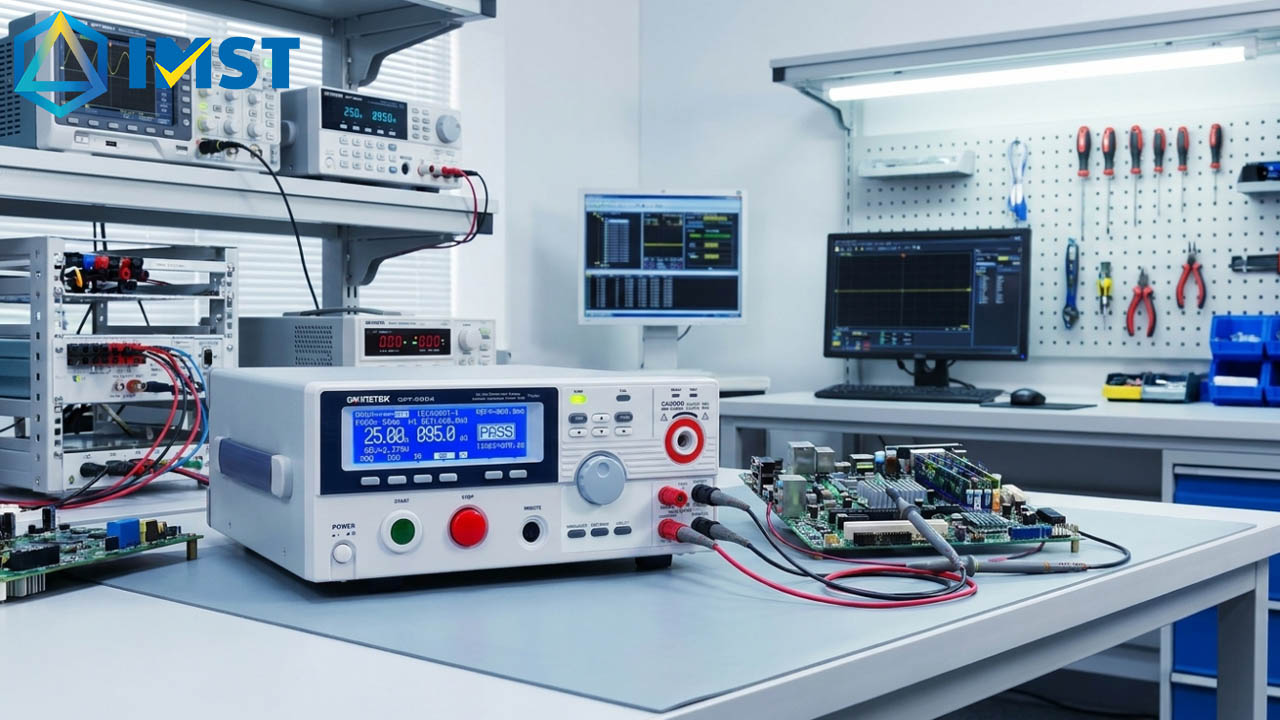 Máy kiểm tra Hipot tạo ra điện áp cao (AC hoặc DC)