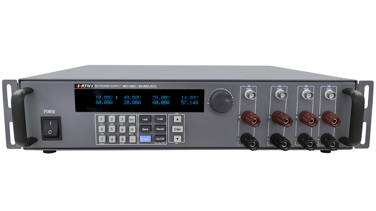 Bộ nguồn DC đa kênh Matrix MFP-4801 (4 kênh 40V, 60A)