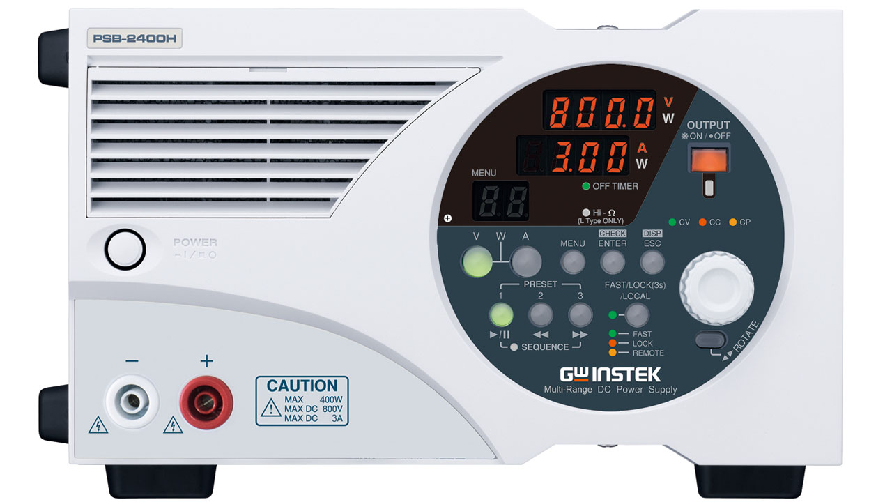 Nguồn DC chuyển mạch GW Instek PSB-2400H (400W, có thể lập trình)