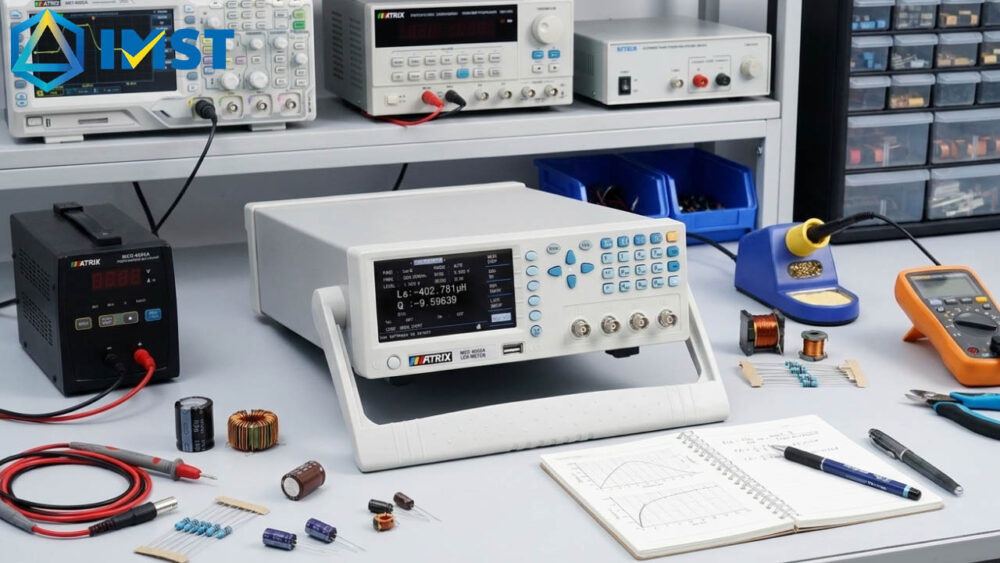 Sử dụng Matrix MCR-6600A LCR meter để đo điện dung chính xác