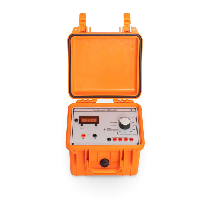 Thiet bi kiem tra hieu chuan dien tro cach dien Bộ hiệu chuẩn máy kiểm tra điện trở cách điện 5068 time electronics IMST